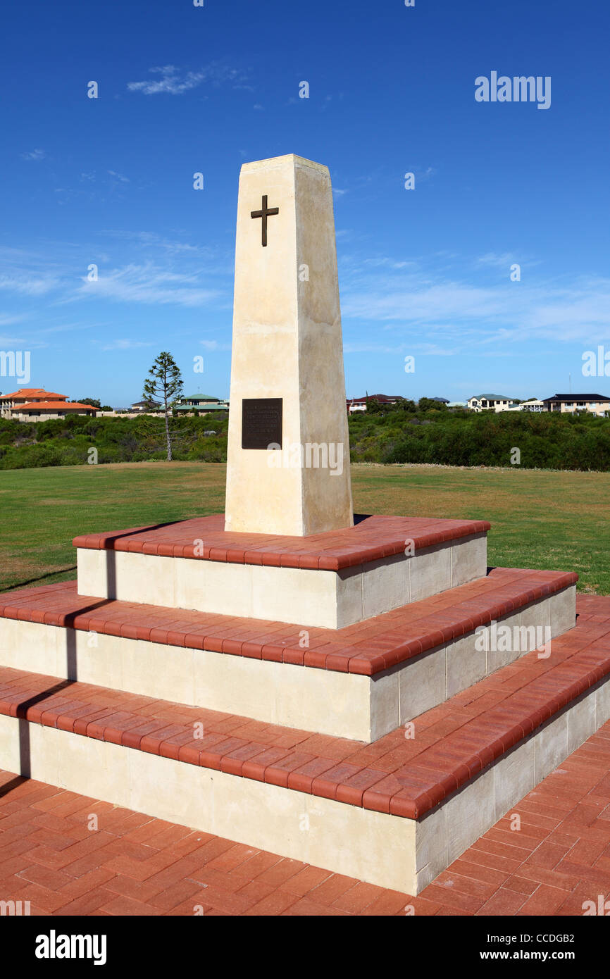 Memoriale di guerra a Jurien Bay, Australia occidentale, Australia. Foto Stock