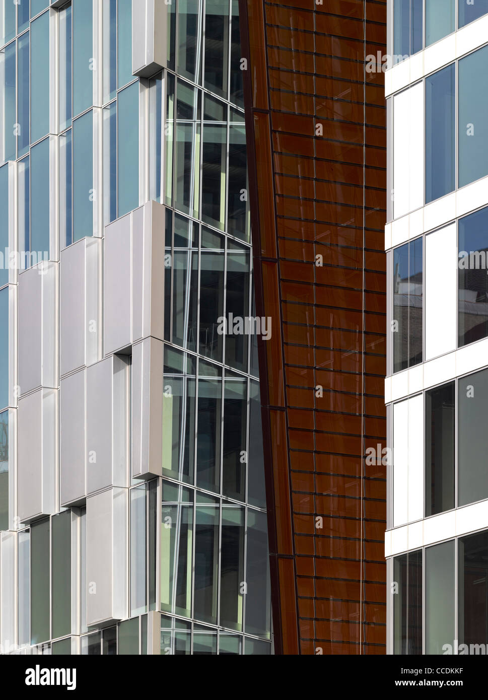 1 MERCHANT SQUARE, MOSSESSIAN e partner, 2010, dettaglio SHOT Foto Stock