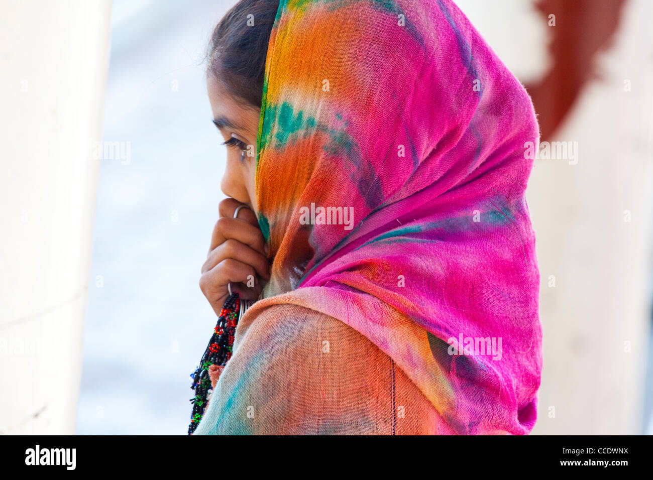 Giovane ragazza Murree, Provincia del Punjab, Pakistan Foto Stock