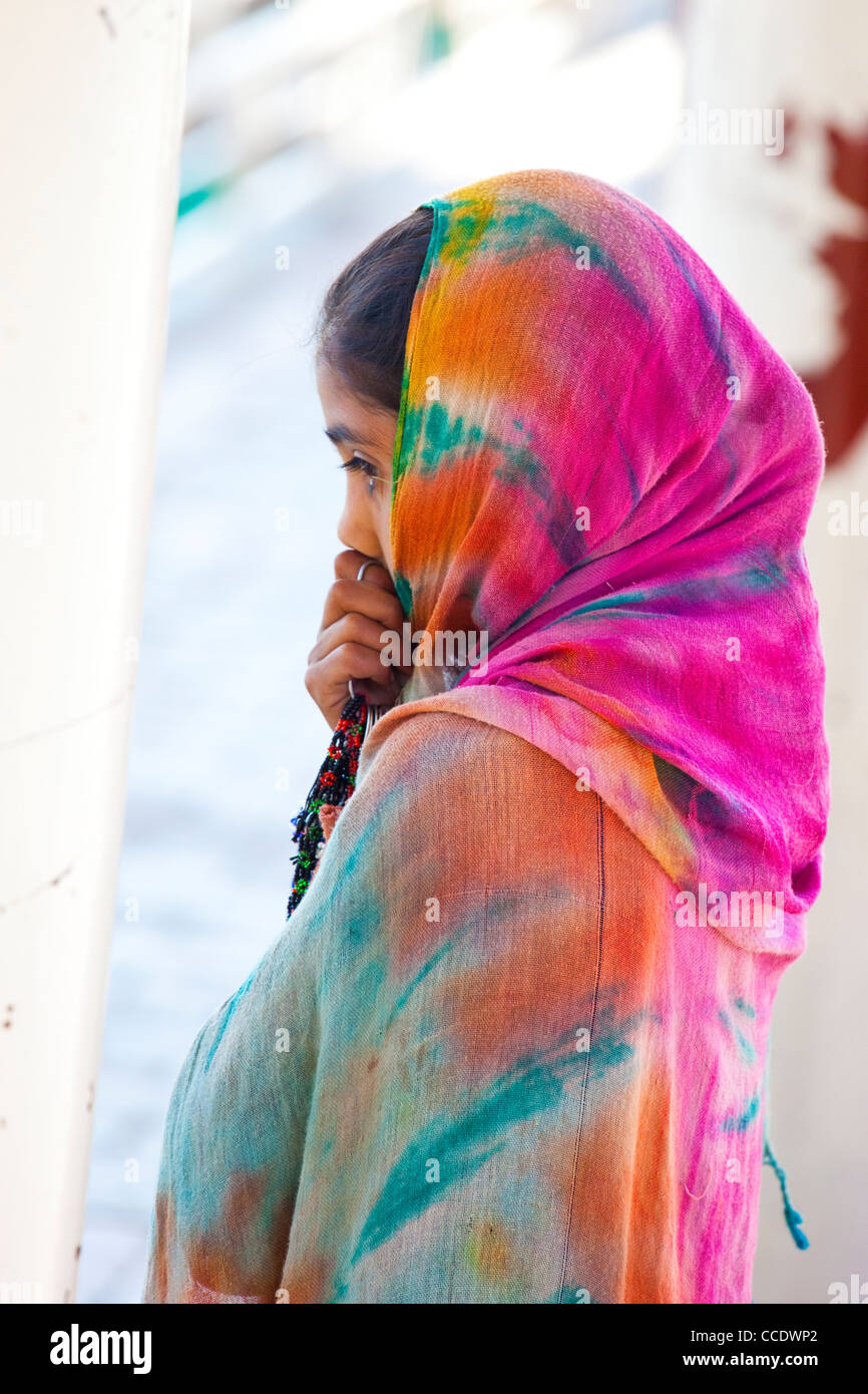 Giovane ragazza Murree, Provincia del Punjab, Pakistan Foto Stock