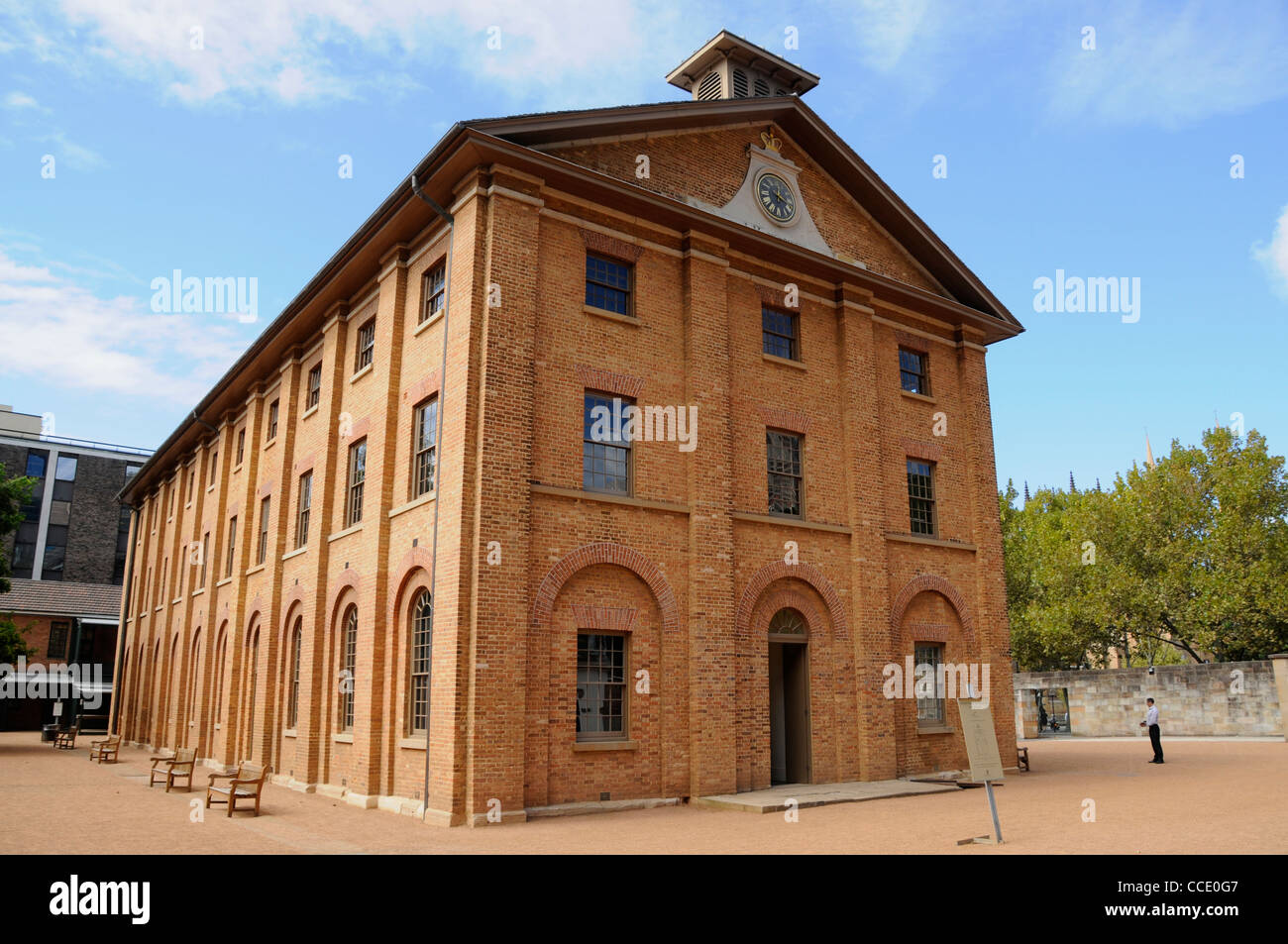 Hyde Park Barracks Museum, Macquarie Street, Sydney, Nuovo Galles del Sud Australia. Si tratta di un ex carcere di alloggiamento dei carcerati Foto Stock
