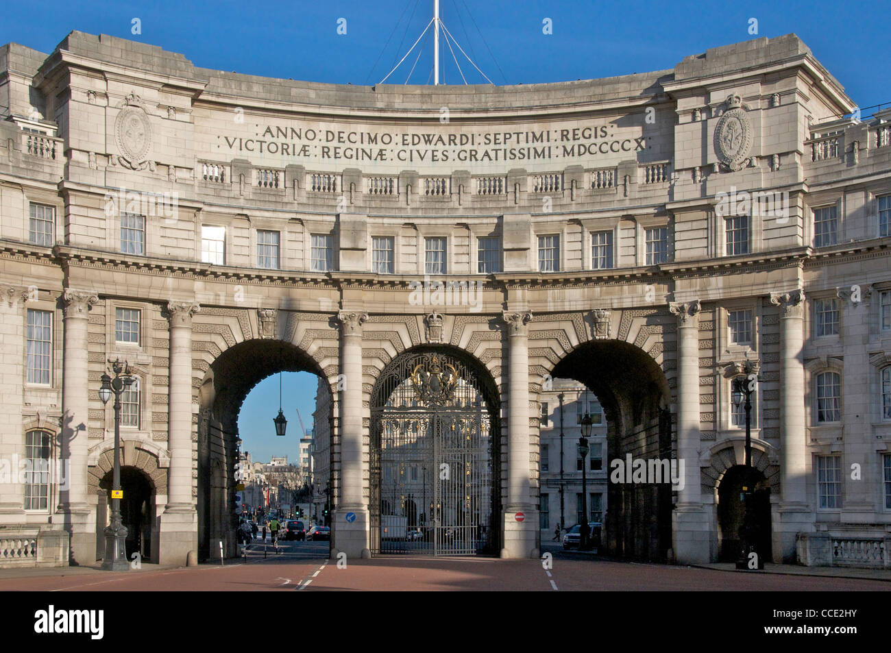 Admiralty Arch Pall Mall London Inghilterra England Foto Stock