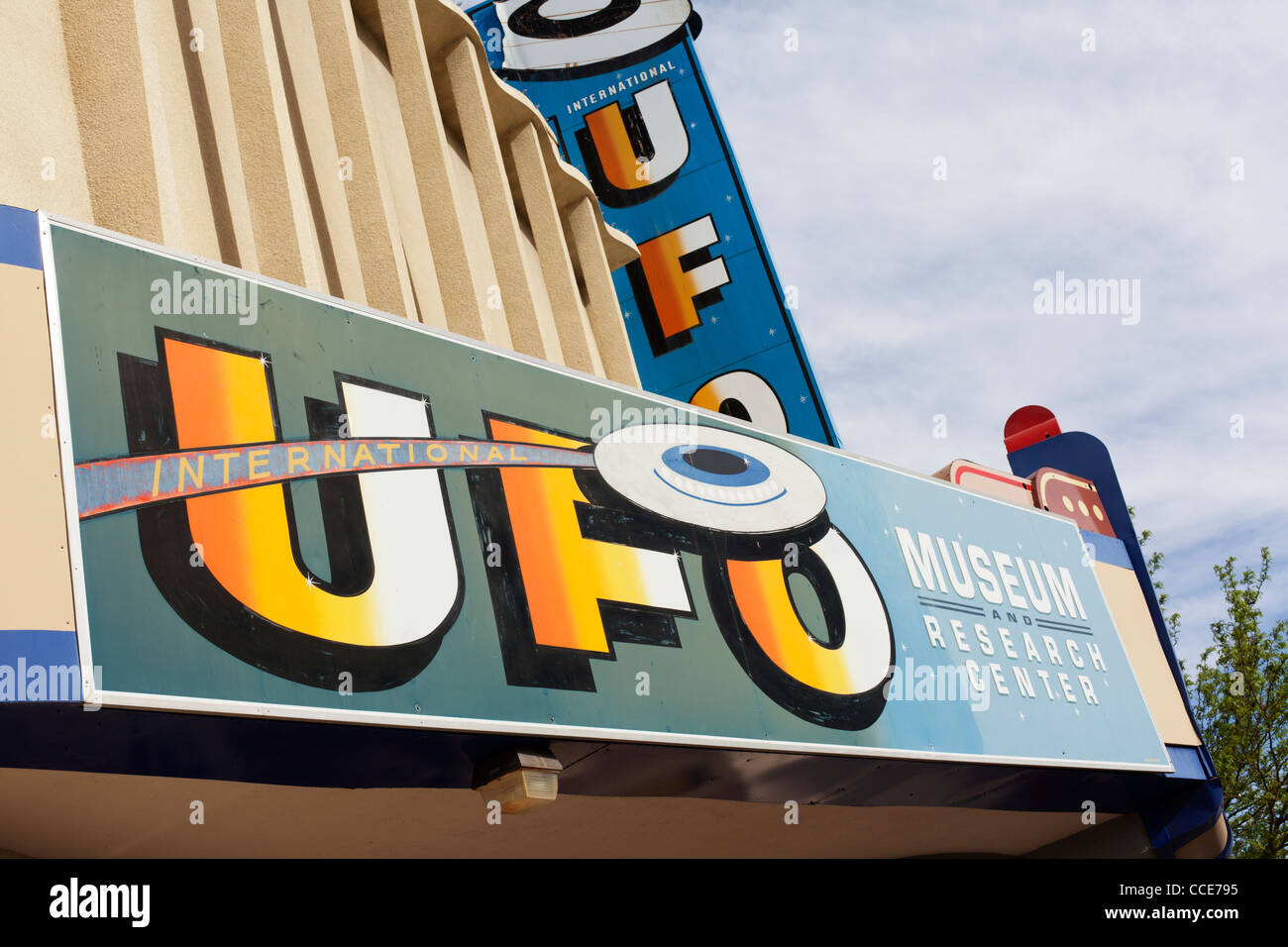 International U.F.O. Museo e Centro di ricerca a Roswell, New Mexico. Foto Stock