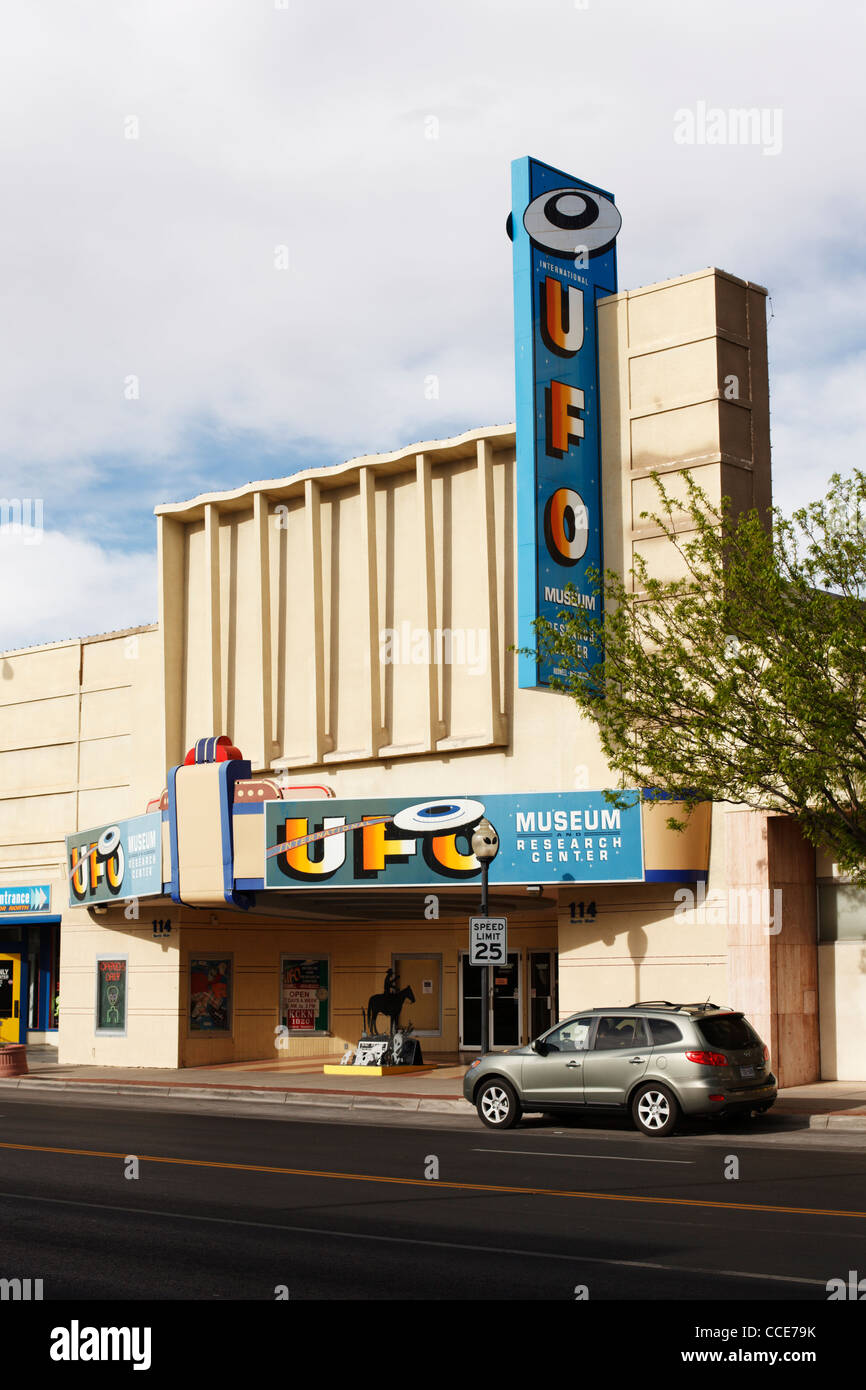 International U.F.O. Museo e Centro di ricerca a Roswell, New Mexico. Foto Stock