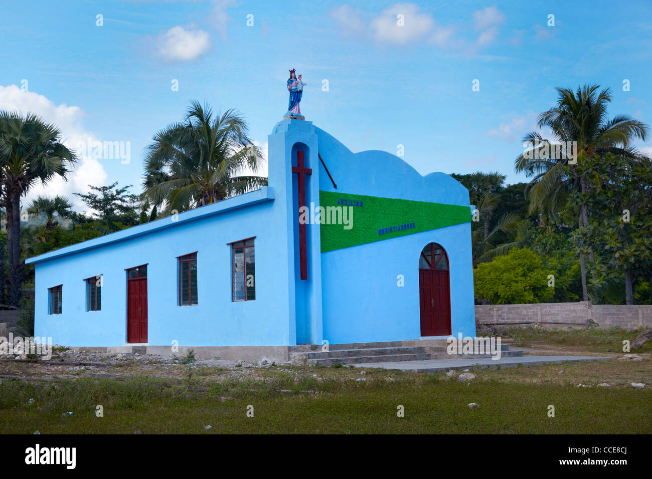 La Chiesa cattolica, Laga, Timor Est, in Asia Foto Stock