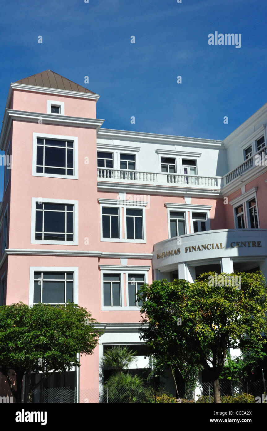 Bahamas centro finanziario, RB Cinco Bank, a Nassau, Bahamas Foto Stock