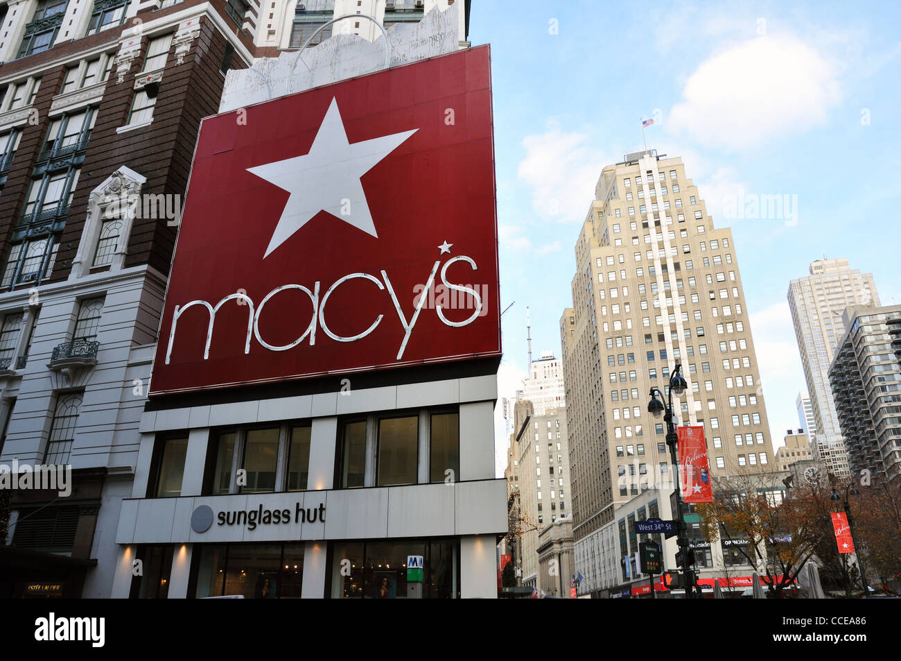 Magazzino Macy's, New York, Stati Uniti d'America Foto Stock