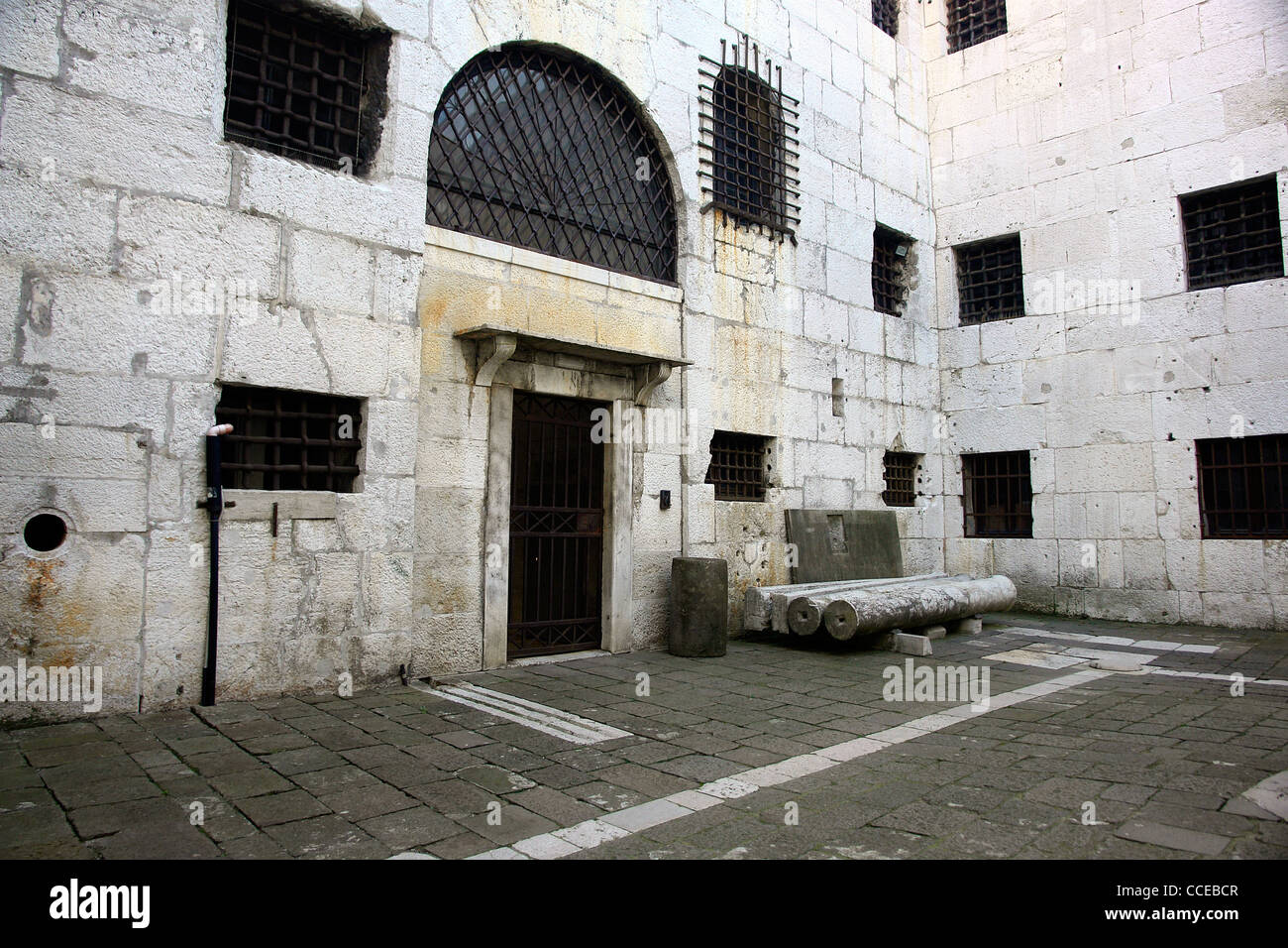 Vecchia Prigione, Palazzo Ducale a Venezia Foto Stock