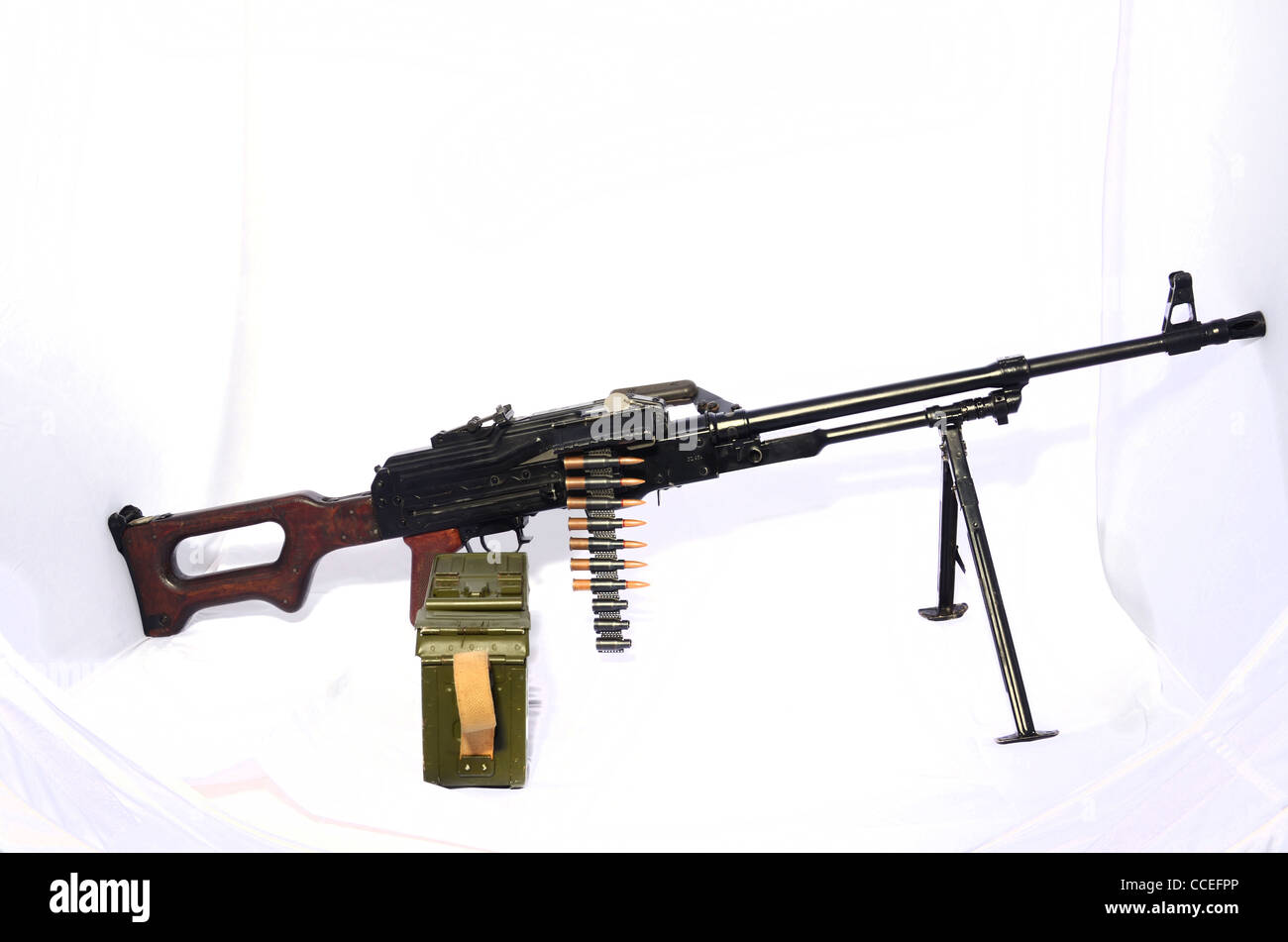 PKM russo 7,62 mm Corrente GPMG2.jpg Foto Stock