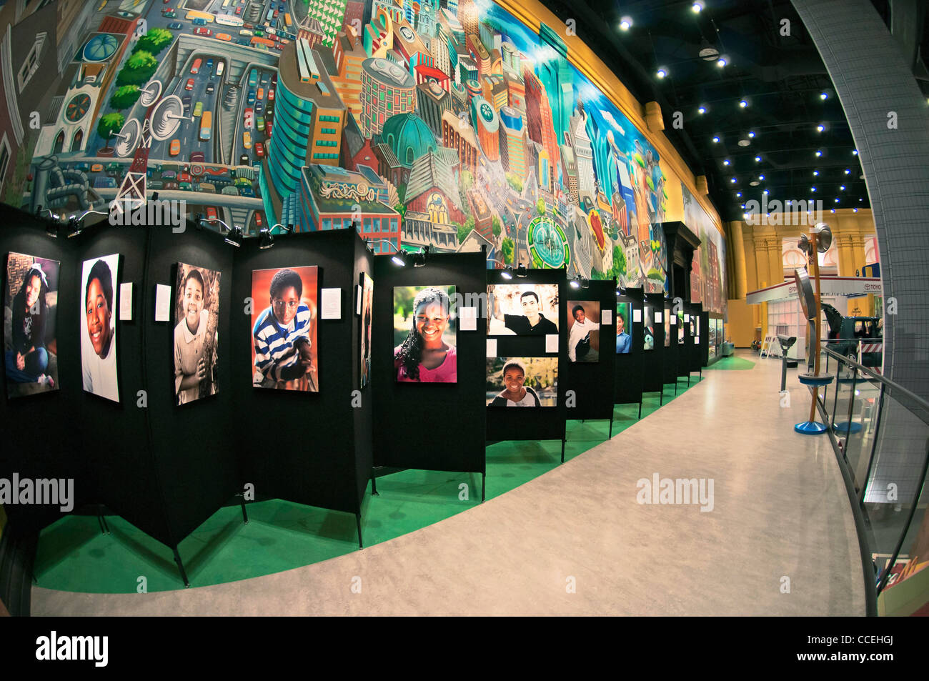 Portrait Gallery,Please Touch Museum , Philadelphia, Pennsylvania, STATI UNITI D'AMERICA Foto Stock