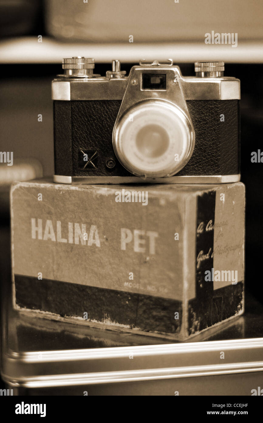 Vintage di apparecchiature fotografiche Foto Stock