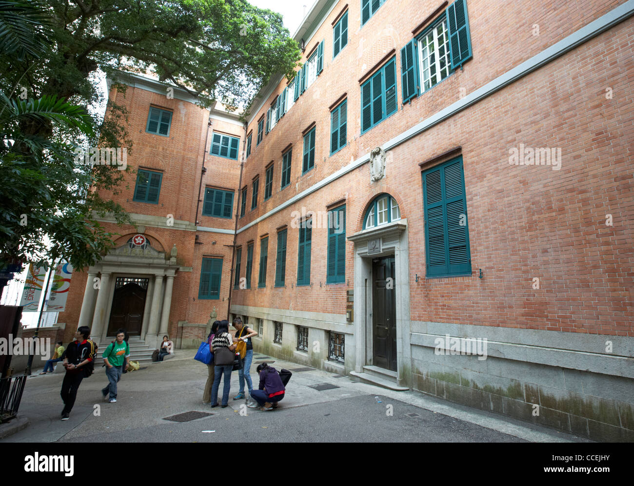 Corte di appello finale in francese ex edificio della missione di hong kong RAS di Hong kong cina asia Foto Stock