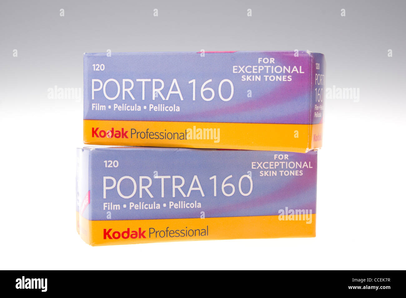 Kodak Professional PORTRA pellicola 160 - al momento della società del deposito per il Capitolo 11 fallimento Foto Stock