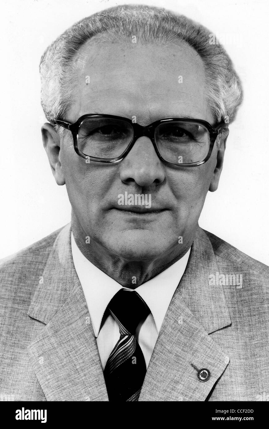 Erich Honecker * 25.08.1912 - 29.05.1994: Segretario Generale del SED e Presidente del Consiglio di Stato della Repubblica democratica tedesca 1971 - 1989. Foto Stock