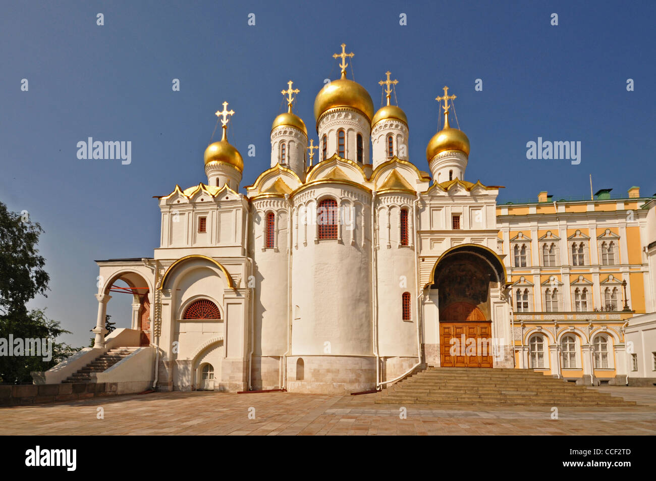 La Russia, Mosca, il Kremlyn, Russo Cattedrale Ortodossa dell'Annunciazione (Cattedrale Blagovyeshchensky 1489) Foto Stock
