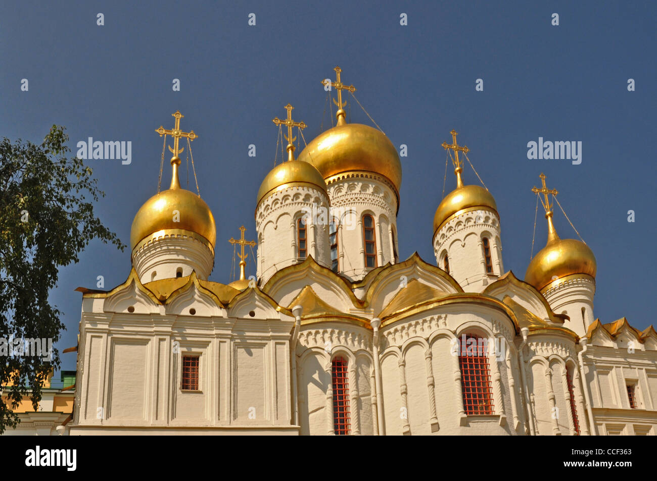 La Russia, Mosca, il Kremlyn, Russo Cattedrale Ortodossa dell'Annunciazione (Cattedrale Blagovyeshchensky 1489) Foto Stock