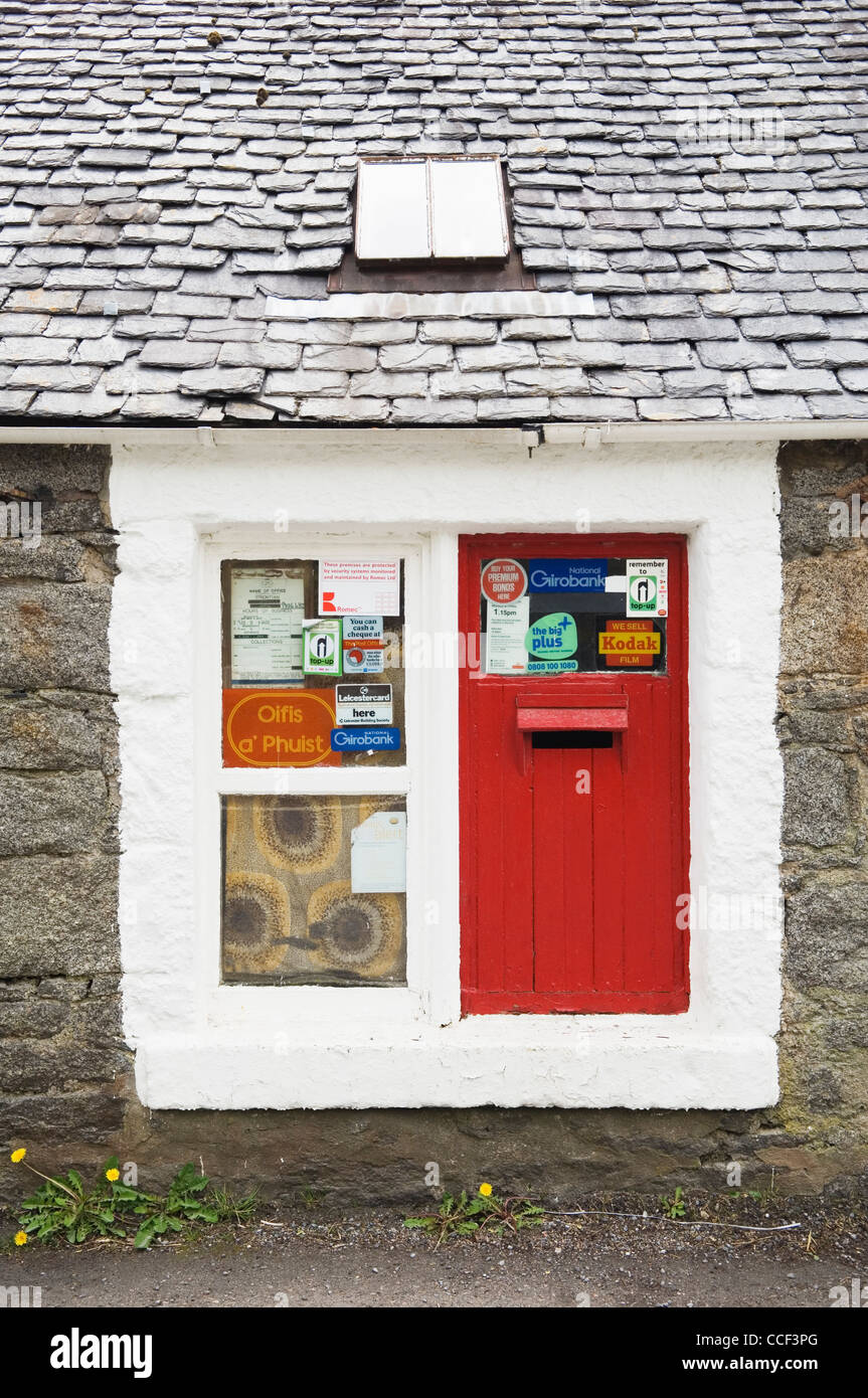 Letterbox a Strontian post office, Sunart, Scozia. Foto Stock