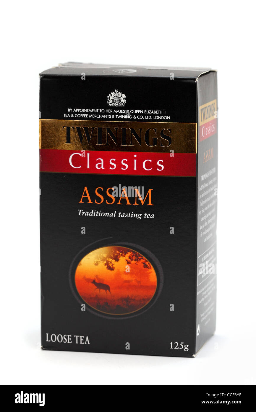 Classici tè Assam Foto Stock