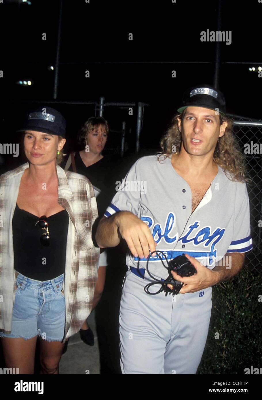 16 dic 2010 - Hollywood, California, Stati Uniti - L6164ES.Michael Bolton e Nicolette Sheridan. / 1993.(Immagine di credito: Â© Ed Geller/Globe foto/ZUMAPRESS.com) Foto Stock