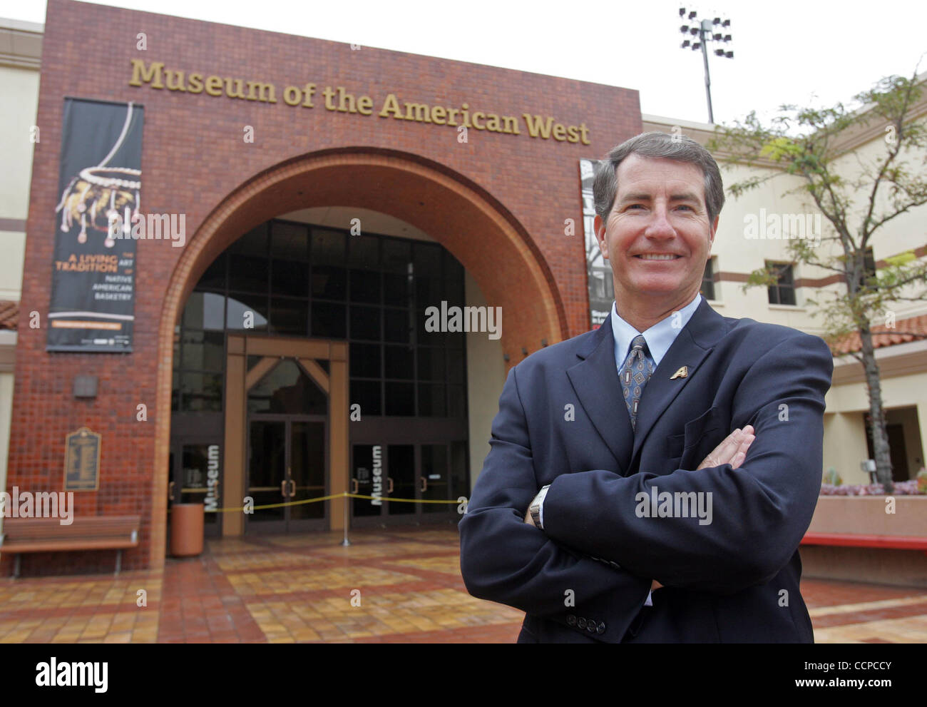 Daniel finemente, il nuovo amministratore delegato della Autry National Center in Griffith Park, uno del paese è premier musei del Vecchio West. (Foto di Ringo Chiu / Zuma Press) Foto Stock