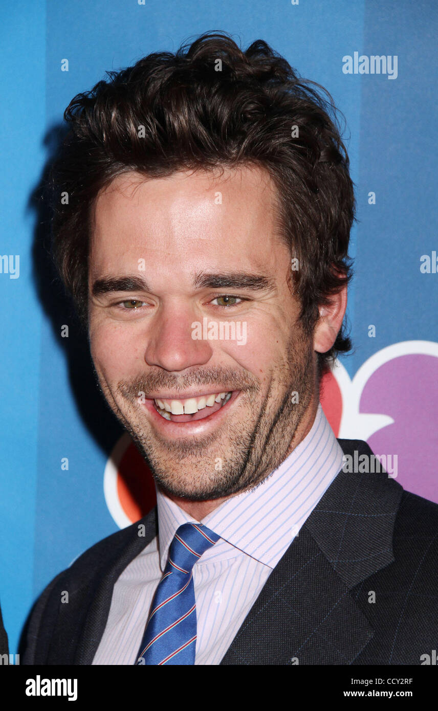 L'attore David Walton assiste la NBC in anticipo al New York Hilton Hotel. Foto Stock