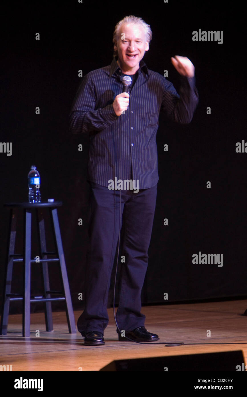 9 novembre 2008 - Toronto, Ont comico Bill Maher ha eseguito la sua stand-up alla Massey Hall di Toronto Ontario. Steve Dormer Southcreek / EMI / Zuma premere Foto Stock