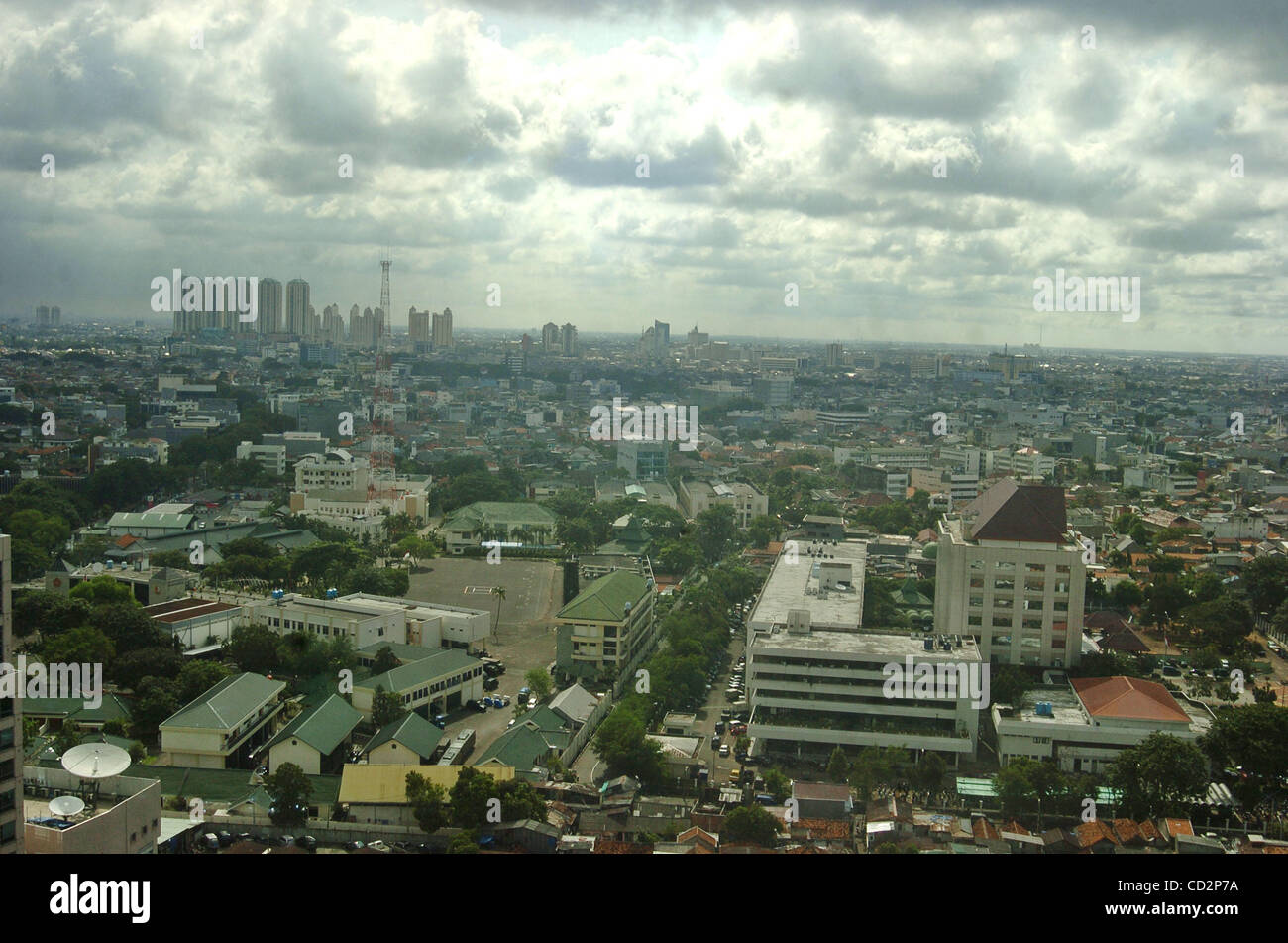 Mar 17, 2008 - Jakarta, Indonesia - Indonesia si sta muovendo verso una piena ripresa dalla crisi economica che ha colpito il paese dal 1998. Ispirato da un migliore rendimento economico nel 2007 che è in grado di raggiungere il suo obiettivo di crescita del 6,3 percento, il governo ha fissato una crescita economica basata su un o Foto Stock