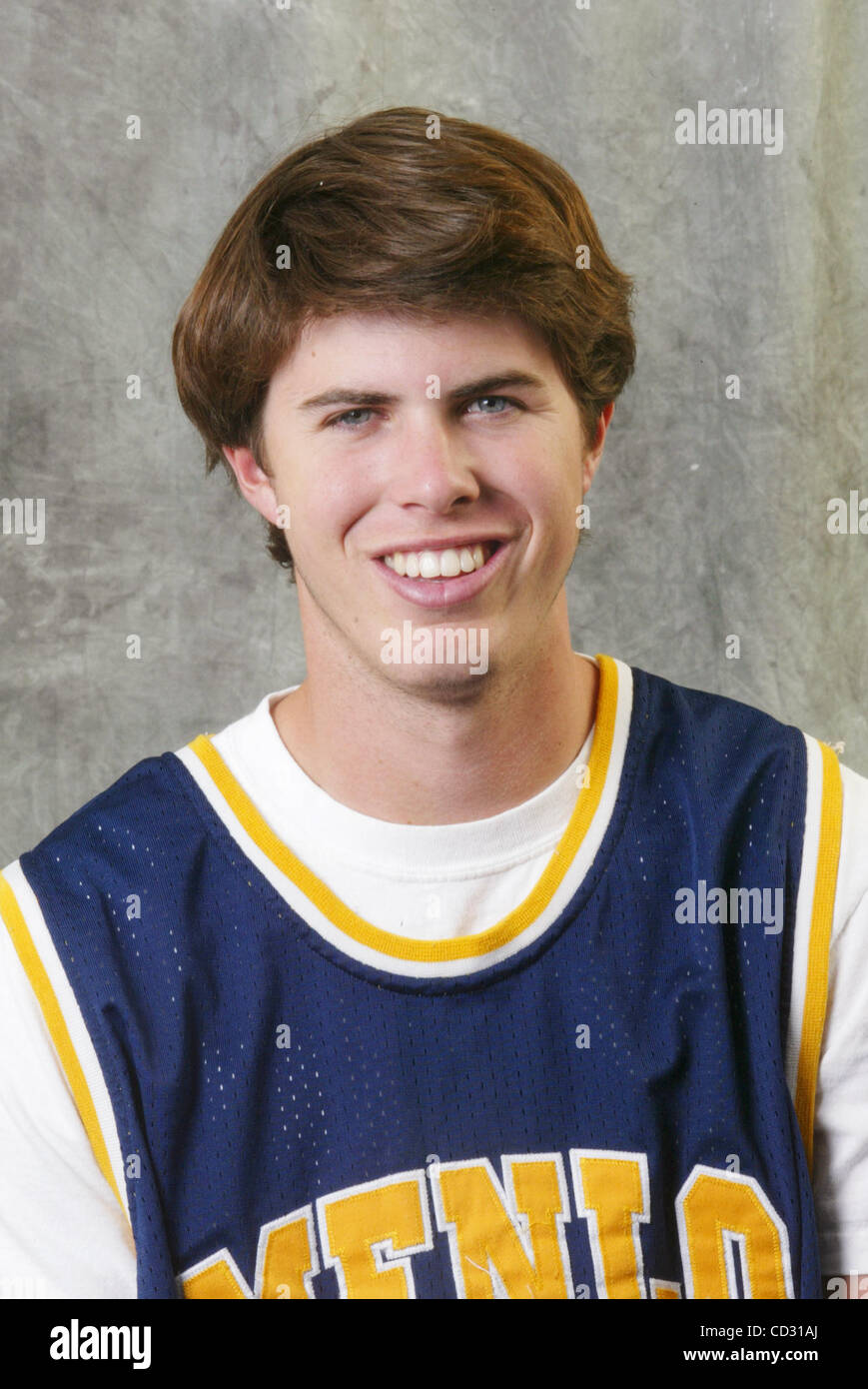 Max Frye di Menlo alta è a volte' All-County Team. (Mathew Sumner/San Mateo County Times) Foto Stock