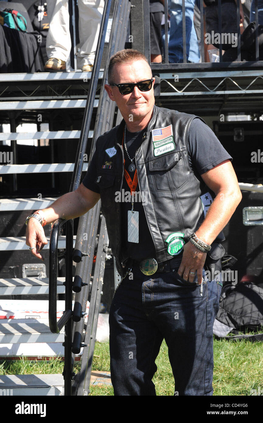 Oct 26, 2008-Pomona, CALIFORNIA, STATI UNITI D'AMERICA-attore Robert Patrick backstage in Love Ride 25, Pomona fiera. (Credito Immagine: cr Scott Mitchell/ZUMa Press) Foto Stock