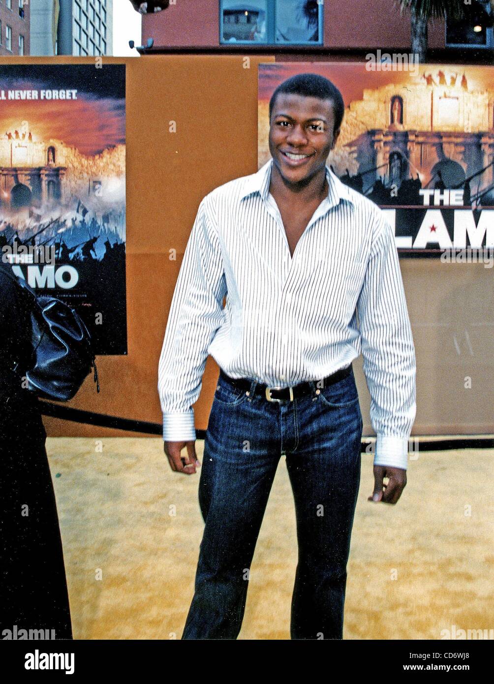 27 mar 2004 - San Antonio, Texas, Stati Uniti - Premiere di Alamo , San Antonio , Texas , Edwin Hodge ha , 03/27/2004. / K36349JN(Immagine di credito: © Jeff Newman/Globe foto/ZUMAPRESS.com) Foto Stock