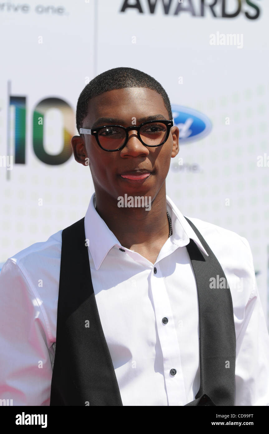 Jun 27, 2010 - Los Angeles, California, Stati Uniti d'America - MISHON arriva sul tappeto rosso per il decimo anniversario BET awards 2010 presso lo Shrine Auditorium. (Credito Immagine: © Mark Samala/ZUMApress.com) Foto Stock