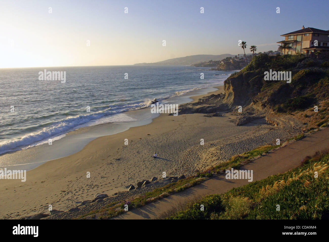 15 ago 2010 - Laguna Beach, California, Stati Uniti - Laguna Beach è una città situata nel sud della Contea di Orange, California. Laguna Beach è che il mondo è la mecca per skimboarding, lo sport che è stato inventato dalla città di bagnini di oltre mezzo secolo fa. La città ha anche guadagnato qualche fiera nazionale Foto Stock