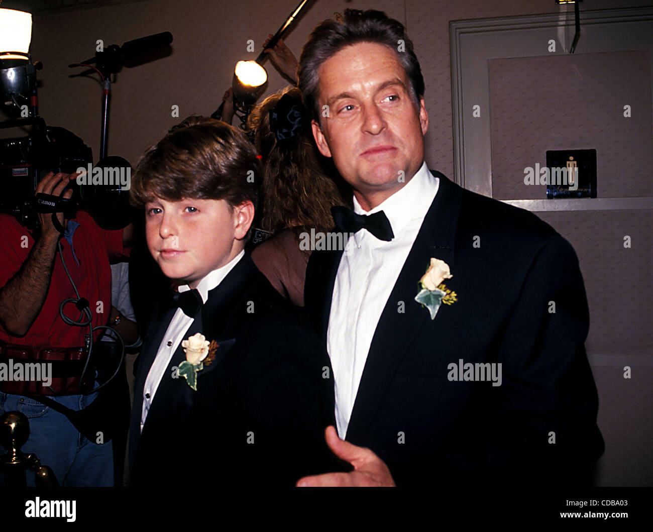 1991.MICHAEL CAMERON DOUGLAS.MICHAELDOUGLASRETRO(Immagine di credito: Â© Judie Burstein/Globe foto/ZUMAPRESS.com) Foto Stock