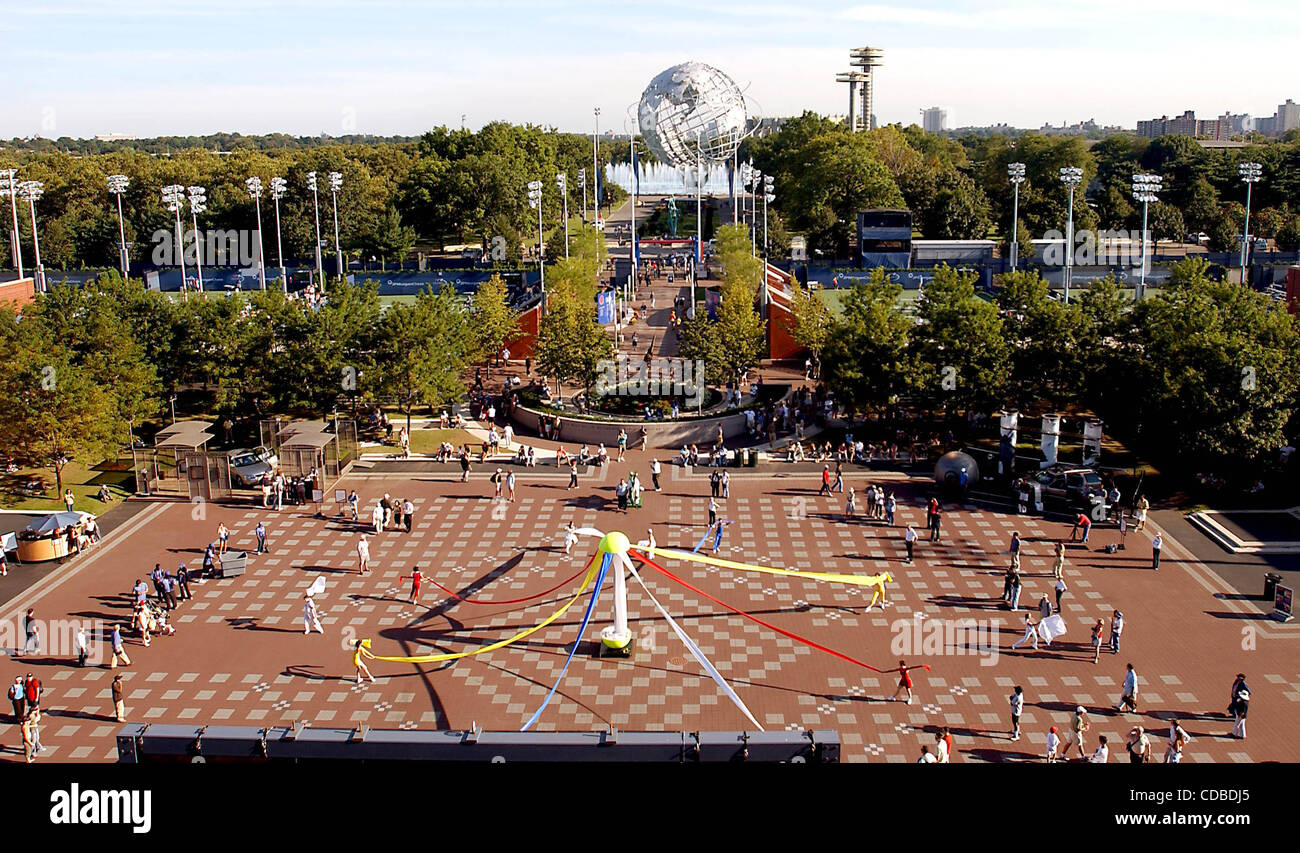 2003 US Open Arthur Ashe.K32632AR .U.S. Aprire il torneo di tennis di Arthur Ashe Stadium di Flushing, Queens, New York New York. 9/6/2003 . / 2003.(Immagine di credito: Â© Andrea RenaultGlobe foto/ZUMAPRESS.com) Foto Stock