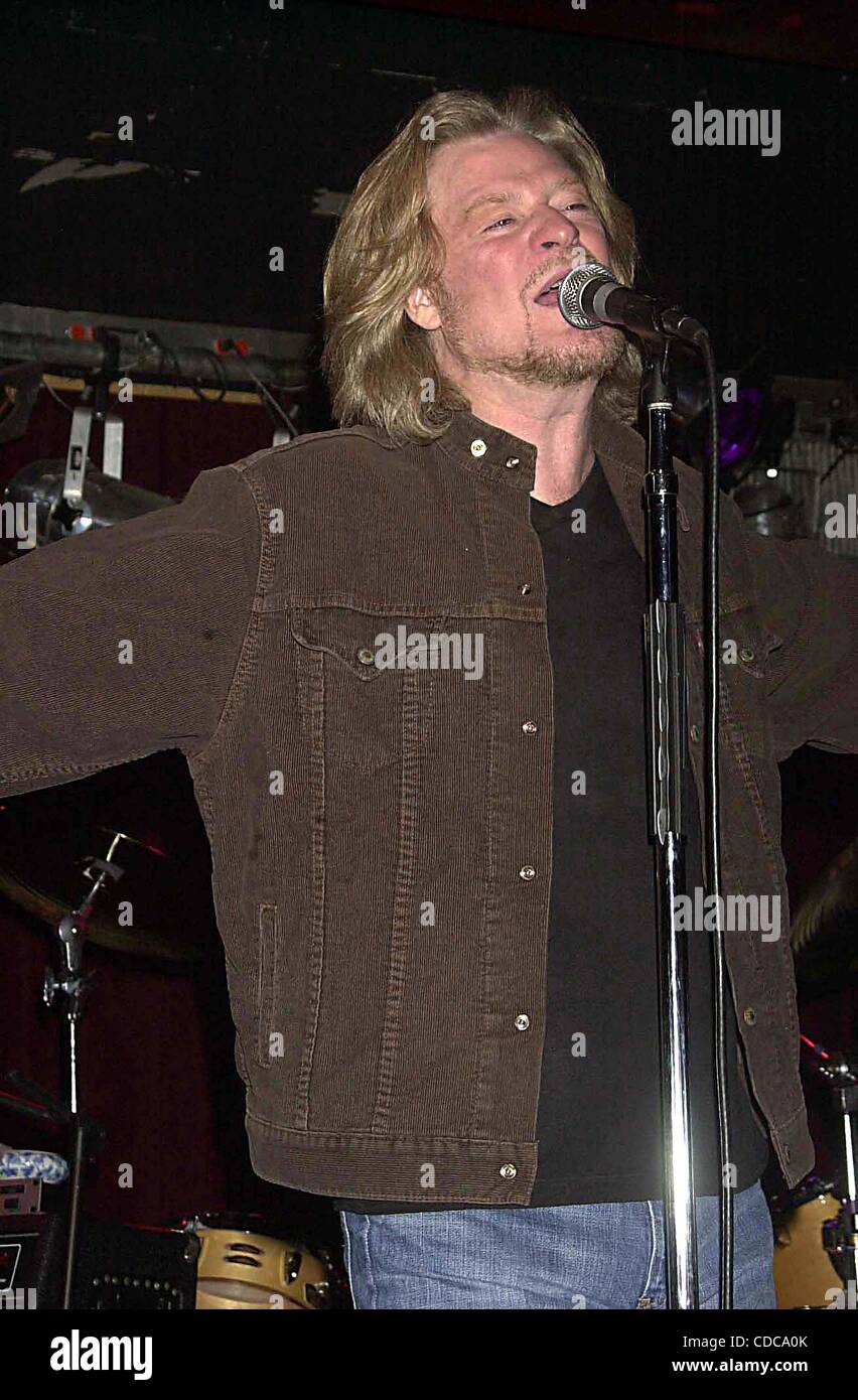 Il 1 gennaio, 2011 - New York New York, Stati Uniti - K35208JKRON.DARYL HALL DI ESEGUIRE A BB King Blues Club, New York New York 01/31/2004. / 2004.(Immagine di credito: Â© Giovanni Krondes/Globe foto/ZUMAPRESS.com) Foto Stock