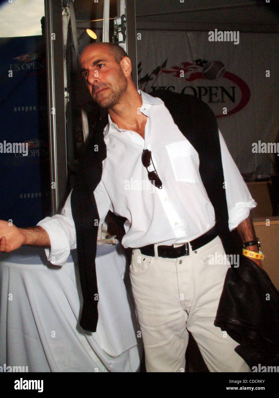 K32629ML US OPEN FINALS WEEKEND A USTA National Tennis Center, lavaggio, QUEENS NEW YORK, 09/06/2003. / STANLEY TUCCI(Immagine di credito: Â© Mitchell Levy/Globe foto/ZUMAPRESS.com) Foto Stock