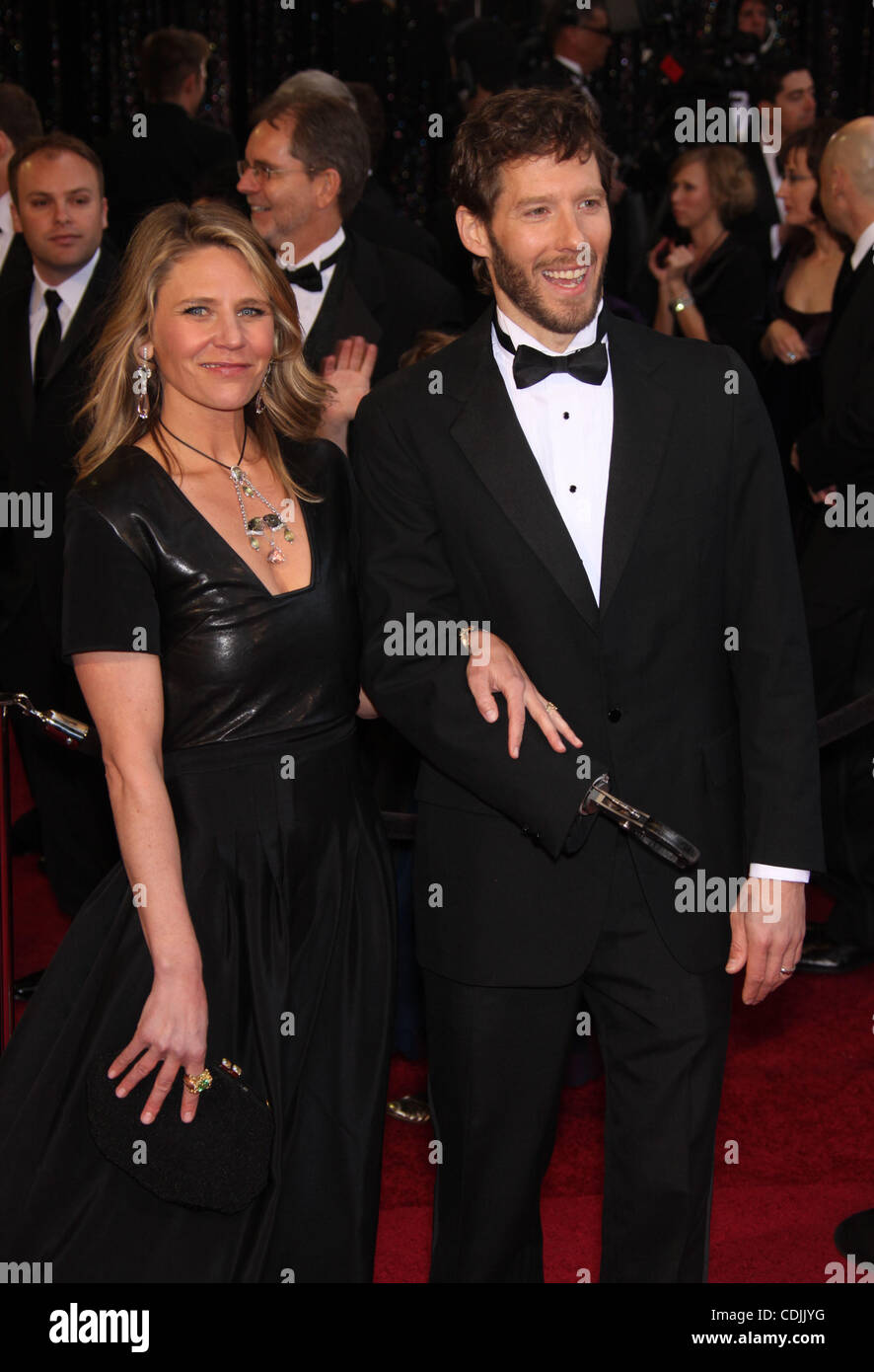 27 febbraio 2011 - Hollywood, California, Stati Uniti - JESSICA fidato e Aron Ralston arriva su Oscar annuali ottantatreesimo Academy Awards Oscar tappeto rosso. (Credito Immagine: © Lisa O'Connor/ZUMAPRESS.com) Foto Stock