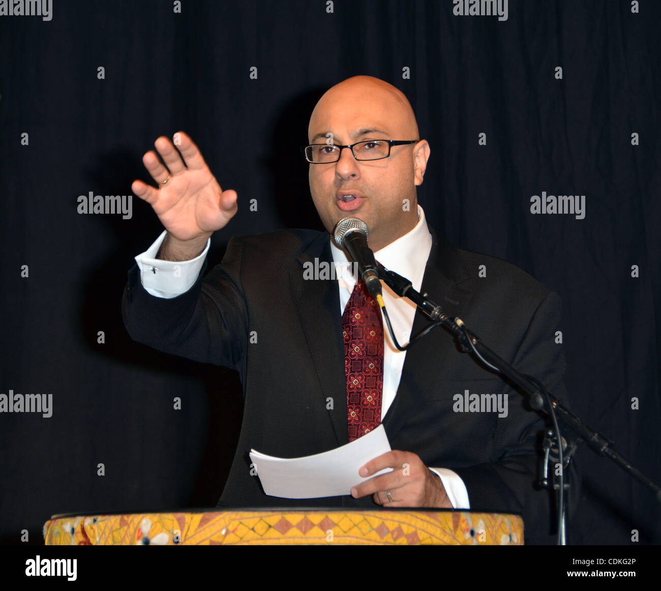 19 marzo 2011, Philadelphia PA-USA-CNN Anchor, Ali Velshi hanno, presso la Fondazione ACHIEVEability 2011 Gala di primavera tenutosi a Philadelphia PA. (Credito Immagine: (c) Ricky Fitchett/ZUMA Premere) Fotografo: Ricky Fitchett Fonte: Ricky Fitchett Titolo: Fotografo contratto di credito: ZUMA Premere Città: Philadelph Foto Stock