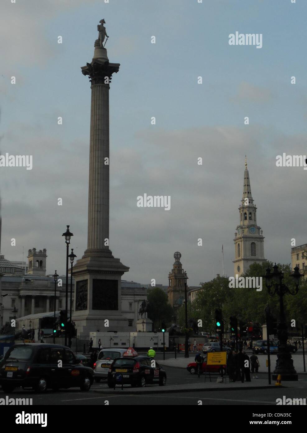 Apr. 26, 2011 - Londra, Inghilterra, Regno Unito - 26 Apr 2011 - Londra, Inghilterra, Regno Unito - Lord Nelson monumento, Trafalgar Square, Westminster London (credito Immagine: © Paul Fenton/ZUMAPRESS.com) Foto Stock