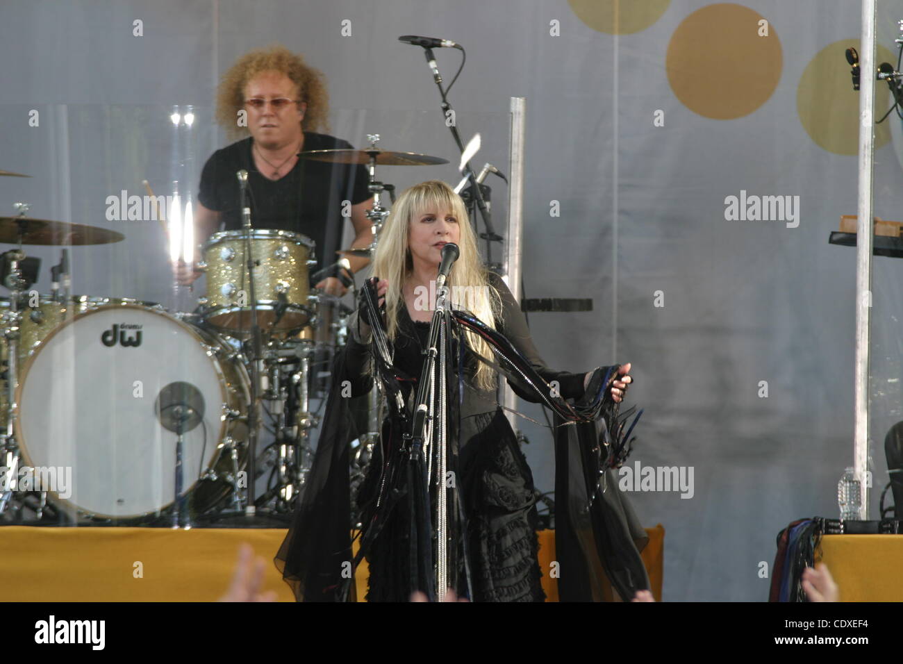 Agosto 26, 2011 - New York New York, Stati Uniti - Stevie Nicks esegue in Central Park per Good Morning America Â© 8/26/11 (Credito Immagine: © Bruce Cotler/Globe foto/ZUMAPRESS.com) Foto Stock