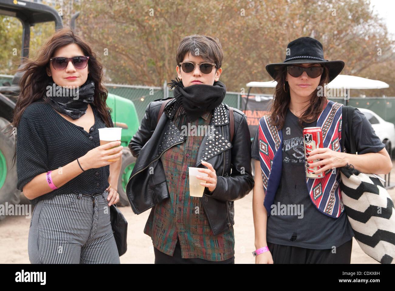 I partecipanti di divertimento divertimento fest di Austin, TX Foto Stock