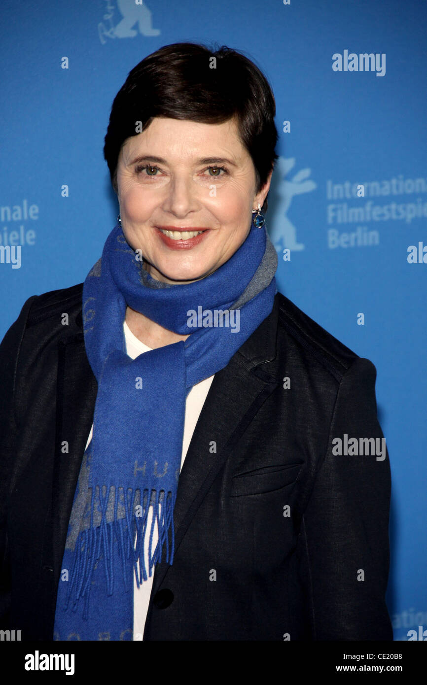 Isabella Rosselini al 61° Festival Internazionale del Cinema di Berlino (Berlinale) - 'Late Bloomers' - Photocall presso il Grand Hyatt Hotel. Berlino, Germania - 17.02.11 Foto Stock