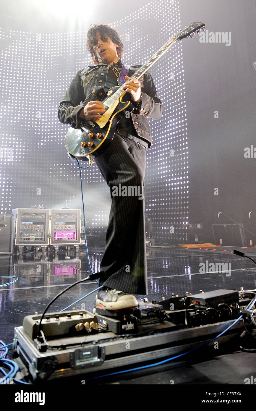 Dean cetta Stone Temple Pilots esibirsi in concerto al Seminole Hard Rock Hotel & Casino Hollywood Florida - 12.10.10 Questioni Foto Stock