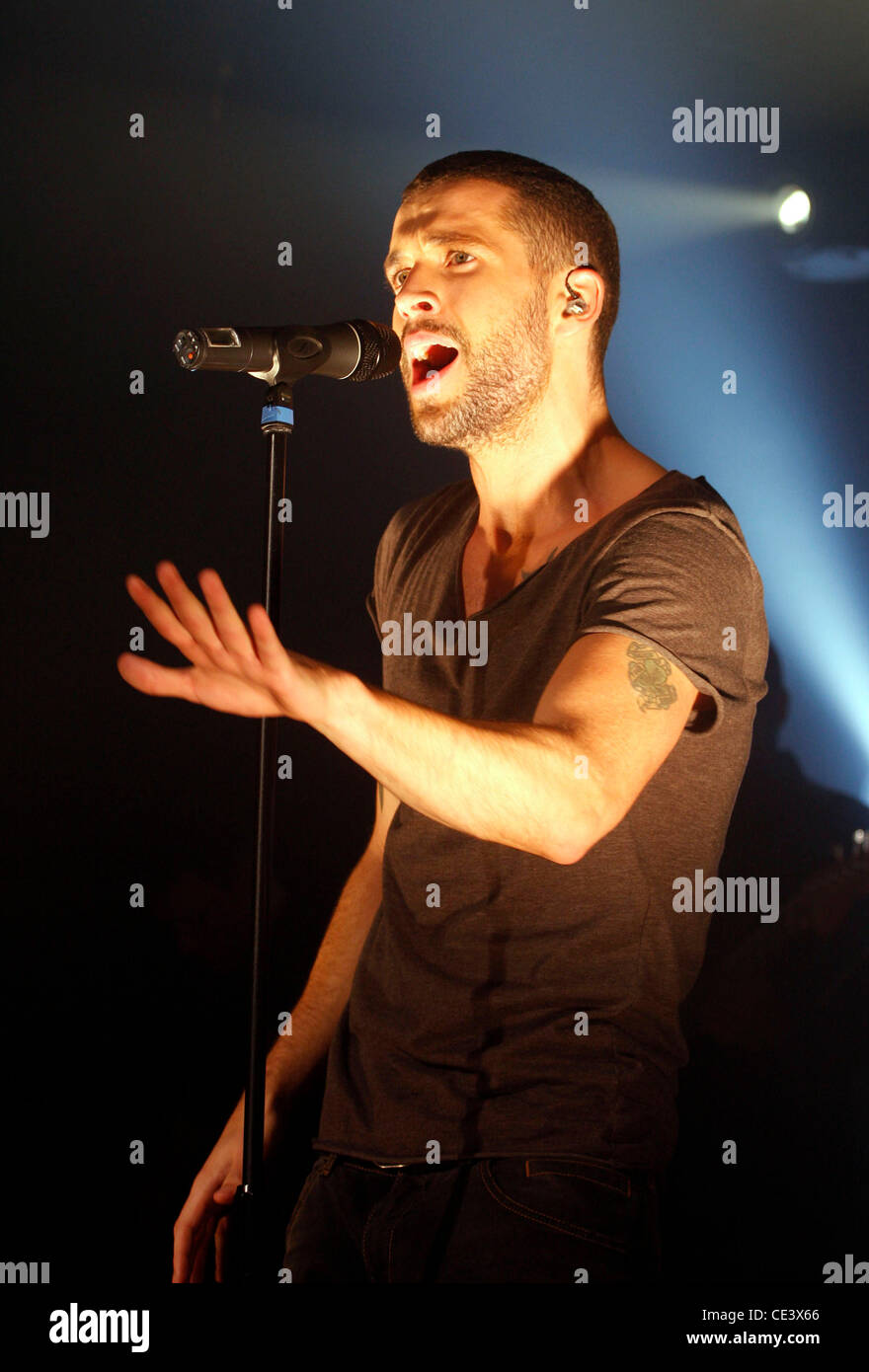 Shayne Ward in concerto a Londra Gay, Inghilterra - 13.11.10 Foto Stock
