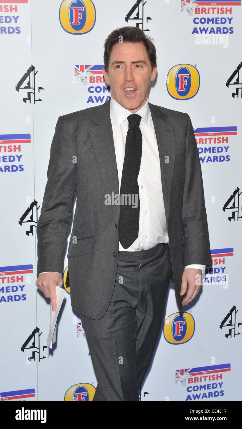 Rob Brydon British commedia Awards 2010 tenutasi presso la Indigo2, l'O2 Arena di Londra - Inghilterra - 22.01.11 Foto Stock