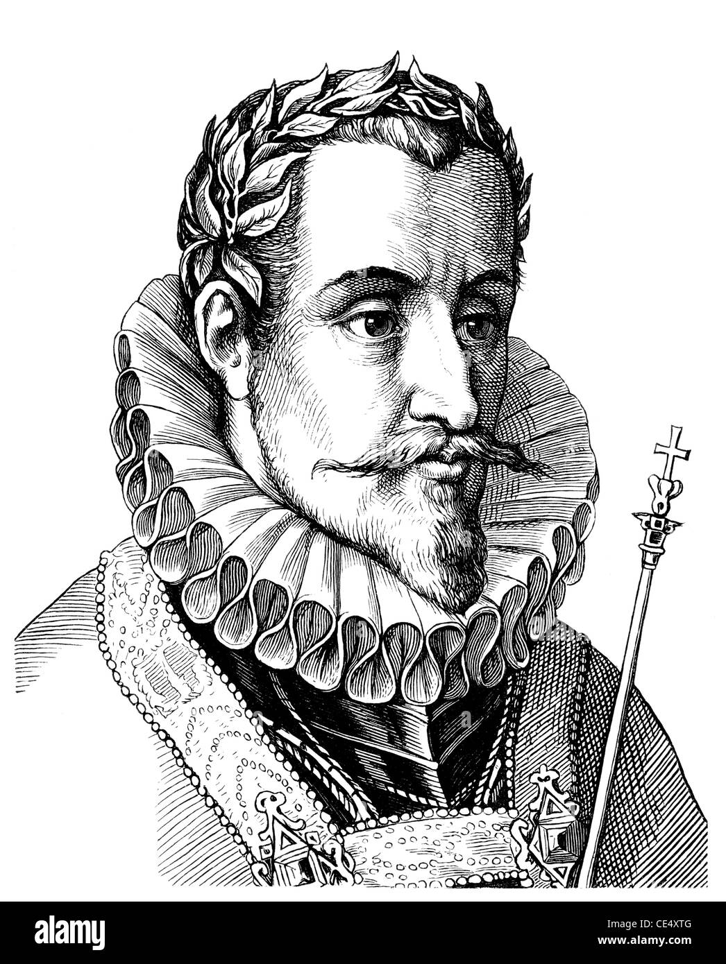 Ferdinando I, 1503 - 1564, Habsburg, Imperatore del Sacro Romano Impero romano-germanico, Re Foto Stock