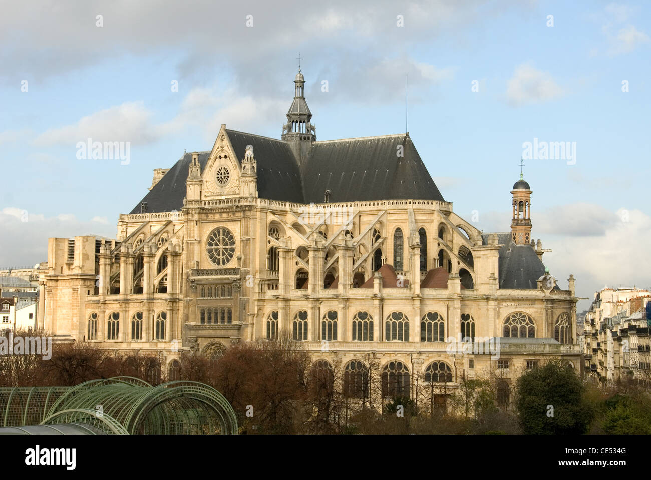 L'église Saint-Eustache, Parigi, Francia Foto Stock