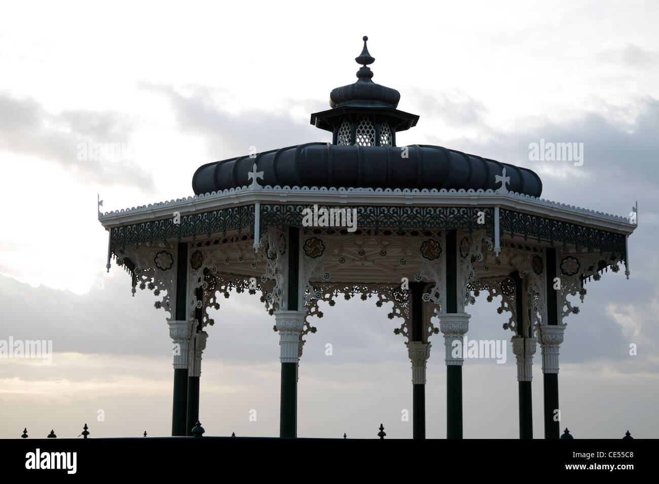 Brighton Bandstand conosciuta come 'La Birdcage' Foto Stock