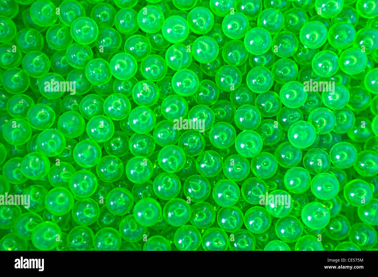 6 mm BB gun pellet utilizzabile come verde di sfondo Foto Stock