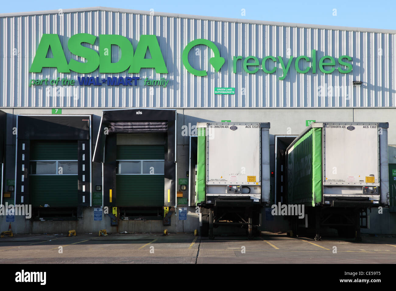 Asda Wallmart Ambiente centro distribuzione Washington North East England Regno Unito Foto Stock